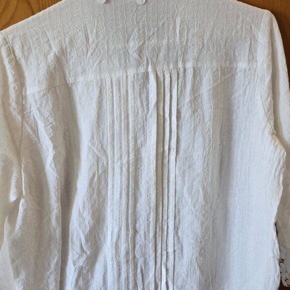 NEW POL White Lace Blouse - Picture 4 of 5